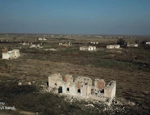 Видеокадры из села Эйвазханбейли Агдамского района