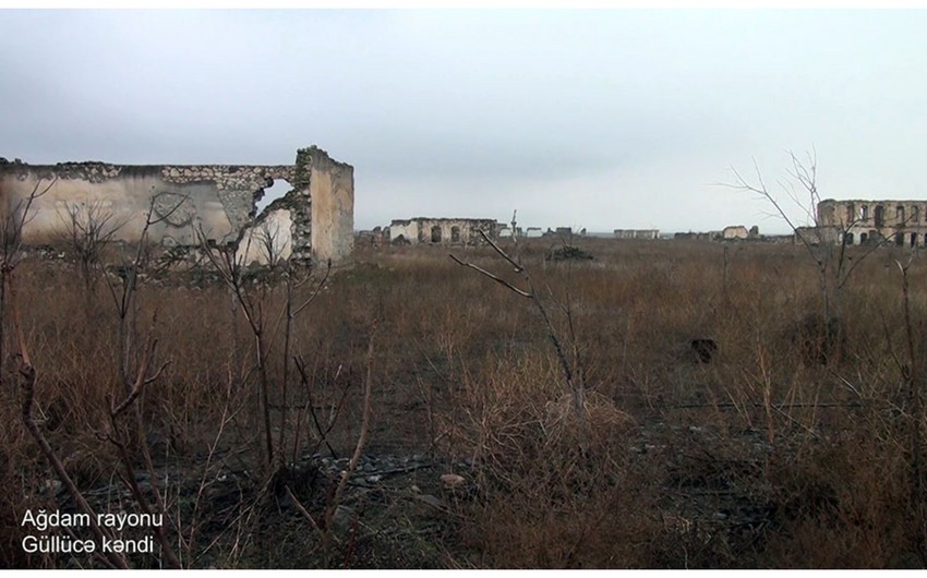 Footage from Gulluja village of Aghdam