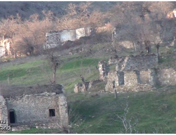 Video footage from liberated Garadaghli village of Fuzuli