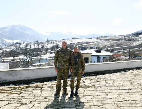 President Ilham Aliyev, First Lady Mehriban Aliyeva visit Shusha city –