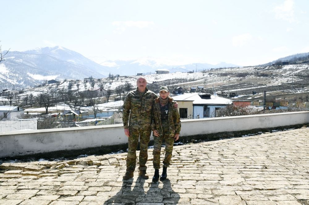 President Ilham Aliyev, First Lady Mehriban Aliyeva visit Shusha city –