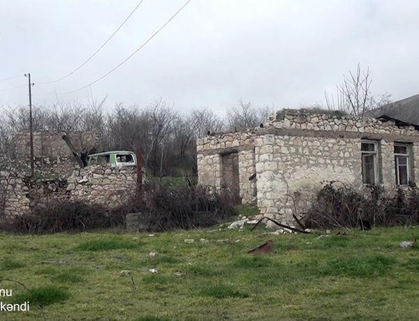 Видеокадры из села Диваналылар Физулинского района