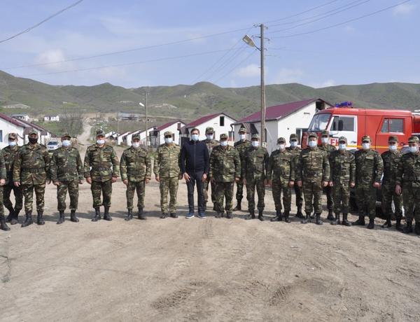 İşğaldan azad olunmuş rayonlarda Yanğından Mühafizə hissələrində görüşlər keçirildi –