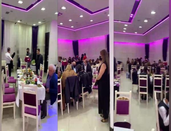 Xırdalanda şadlıq evində toy edənlər saxlanıldı