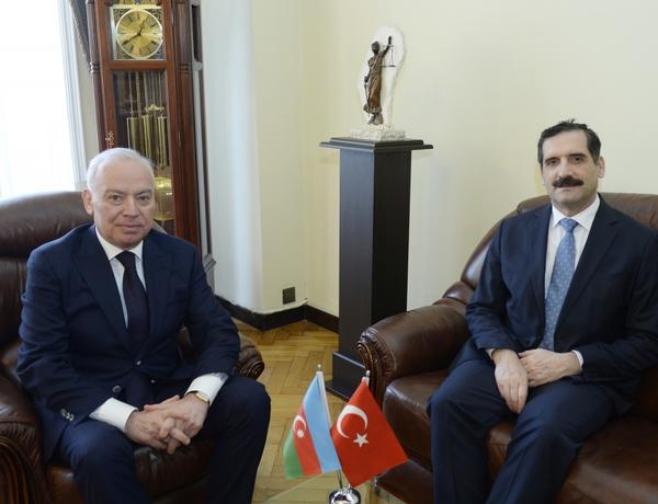 Konstitusiya Məhkəməsinin sədri Türkiyənin ölkəmizdəki səfiri ilə görüşdü