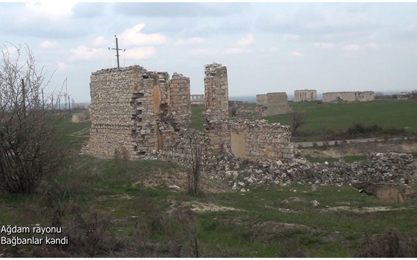Footage of Baghbanlar village of Aghdam