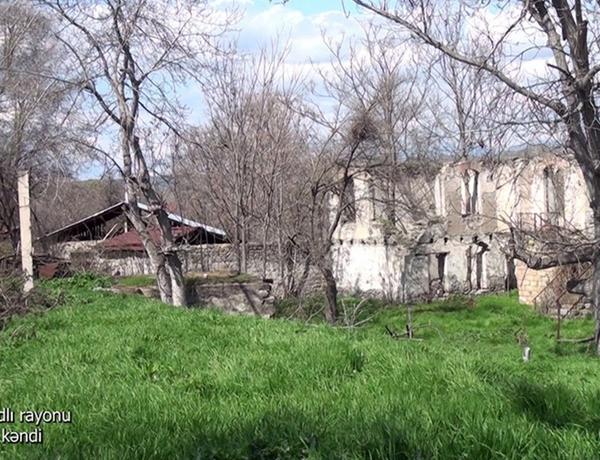Footage from Ulashli village of Gubadli