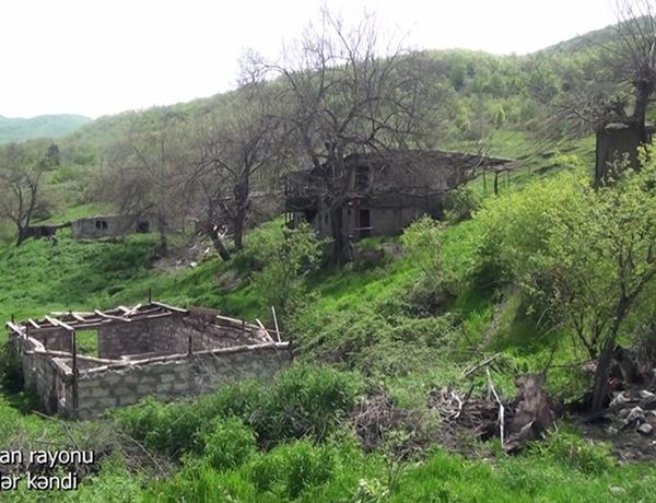 Footage from Najaflar village of Zangilan