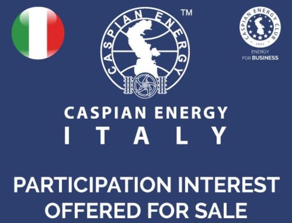 «Caspian Energy Club» выставил на продажу долевое участие в «Caspian Energy Italy»