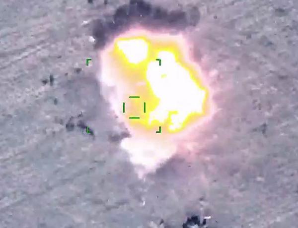 Видеокадры уничтожения военной техники противника в ходе Отечественной войны –