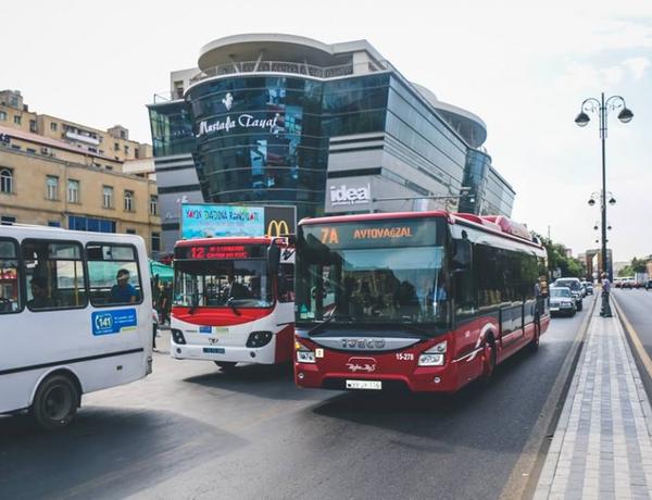 Bakıda daha iki marşrut xəttinin hərəkət sxemi müvəqqəti dəyişdiriləcək