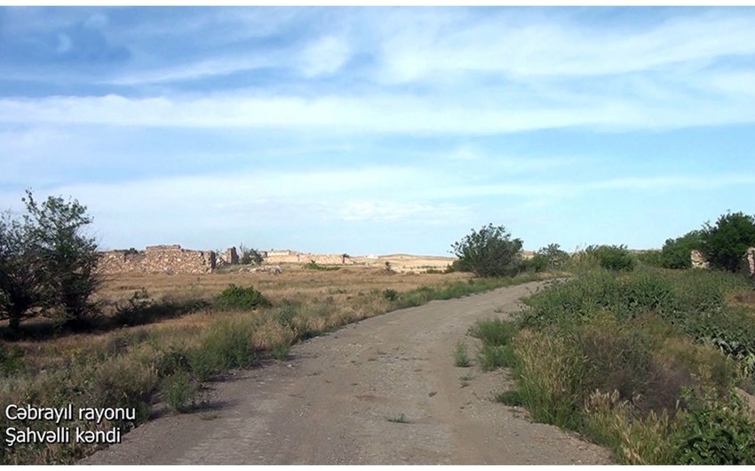 Footage from Shahvalli village of Jabrayil
