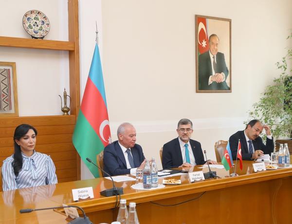 Konstitusiya Məhkəməsində Türkiyə İnsan Hüquqları və Bərabərlik Qurumunun sədri ilə görüş keçirilib