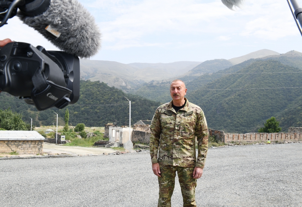 Head of state: “In the future, it will be possible to use both Fuzuli and Lachin airports to fly to Shusha”