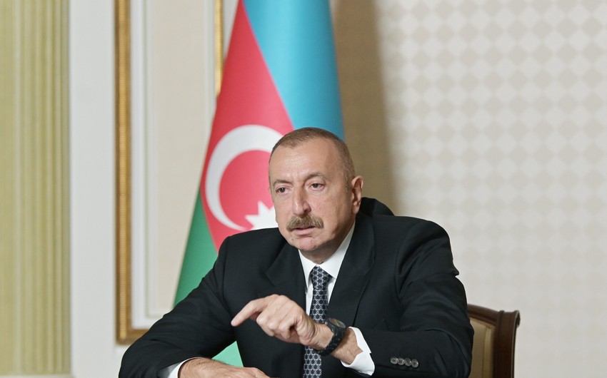 Impudent, furious and impertinent enemy knelt before us, President Ilham Aliyev says