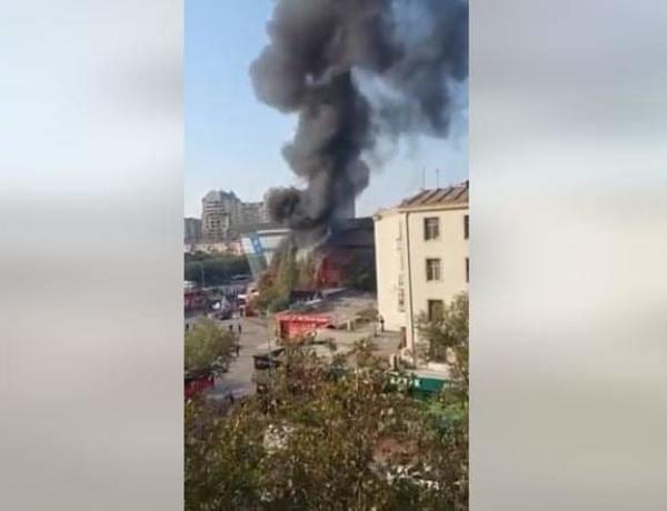 Yanğınla bağlı qərargah yaradıldı, sakinlər təxliyyə edildi