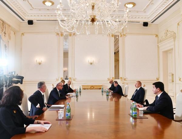 Президент Ильхам Алиев принял министра иностранных и европейских дел Хорватии