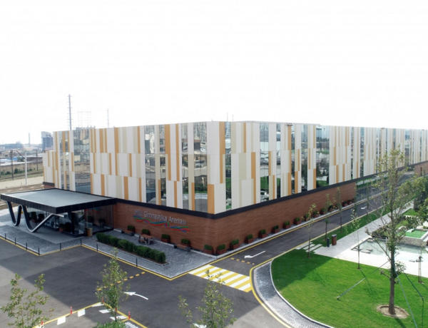 Azerbaijani President and first lady got acquainted with condition in new training building of National Gymnastics Arena