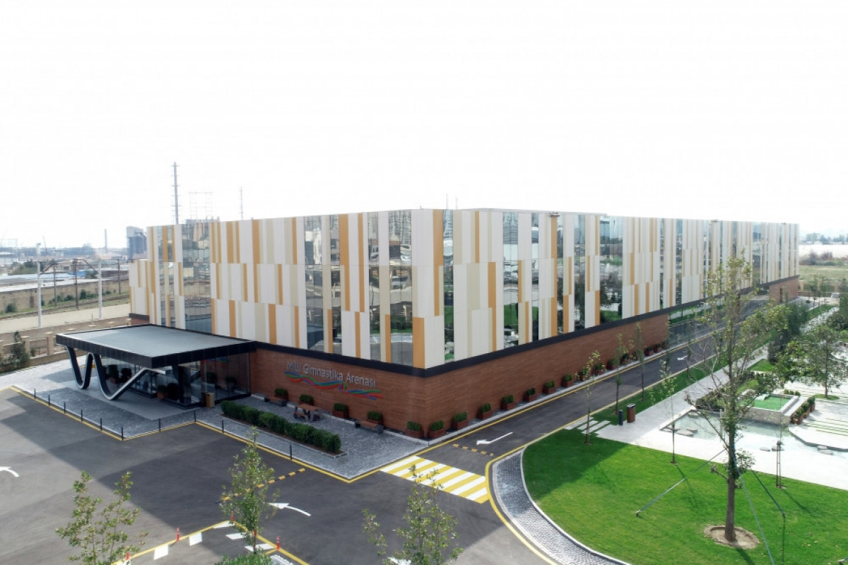 Azerbaijani President and first lady got acquainted with condition in new training building of National Gymnastics Arena