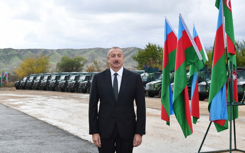 Azerbaijani President and First Lady inaugurated military unit complex of the State Border Service