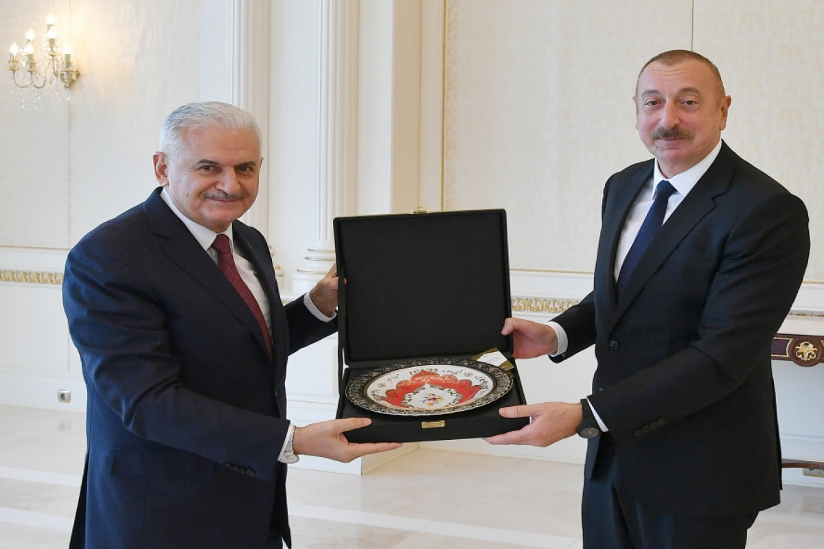 President Ilham Aliyev received Binali Yildirim