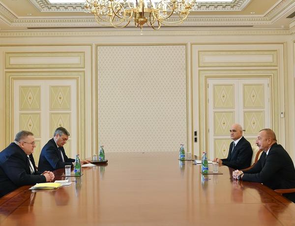 President Ilham Aliyev receives Russian deputy PM