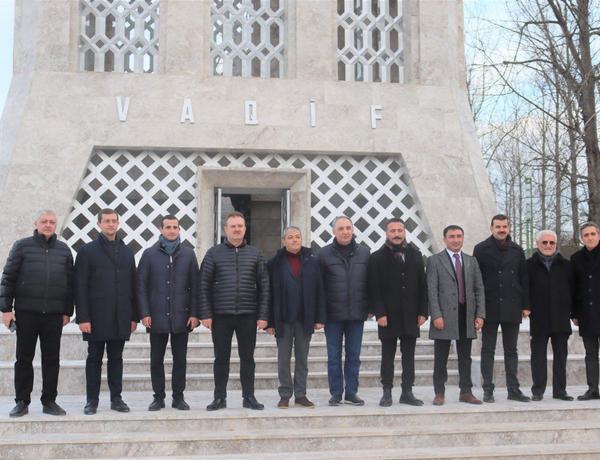 Делегация во главе с Кямраном Алиевым и Шабаном Йылмазом посетила Шушу —