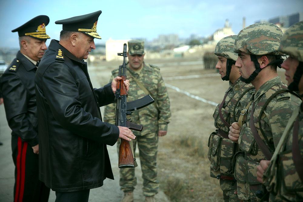 Chief of General Staff of Azerbaijan Army met with personnel of Military Academy