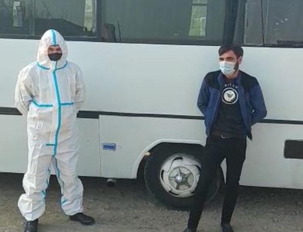 Abşeronda sərnişin avtobusu idarə edən koronavirus xəstəsi saxlanıldı