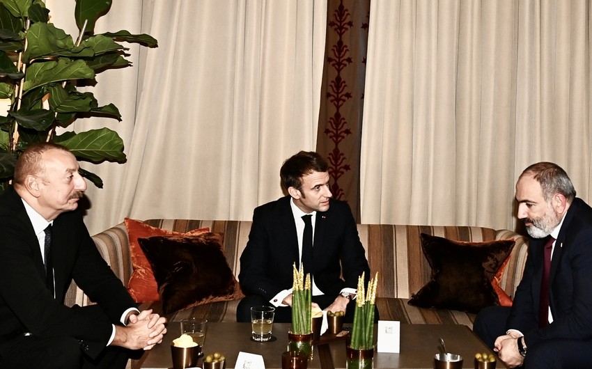 President of Azerbaijan and Prime Minister of Armenia hold informal meeting on initiative of French President in Brussels