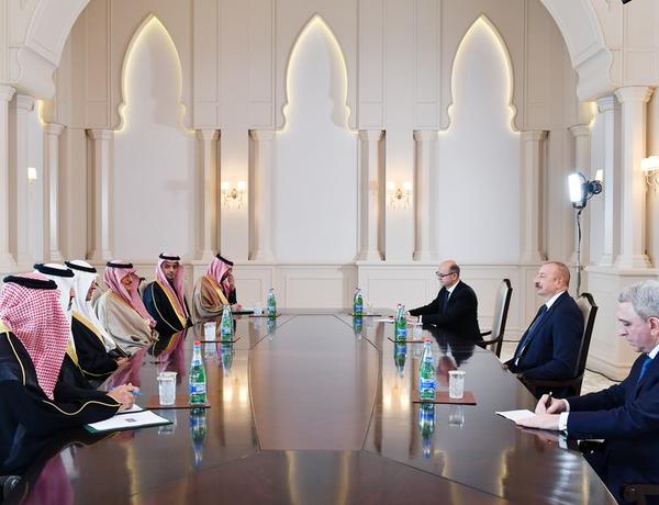 President Ilham Aliyev receives Saudi Arabia’s energy minister