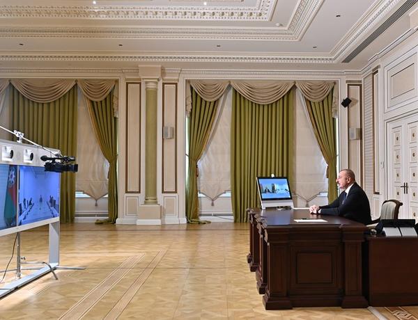 President Ilham Aliyev meets with Speaker of Montenegrin Parliament in video format