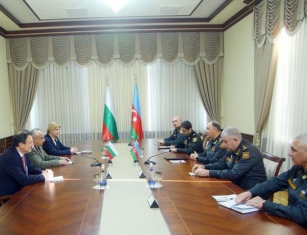 Начальник Генерального штаба армии Азербайджана встретился с болгарской делегацией