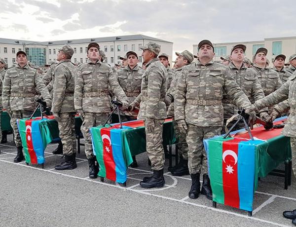 В Азербайджанской Армии состоялись церемонии принятия Военной присяги