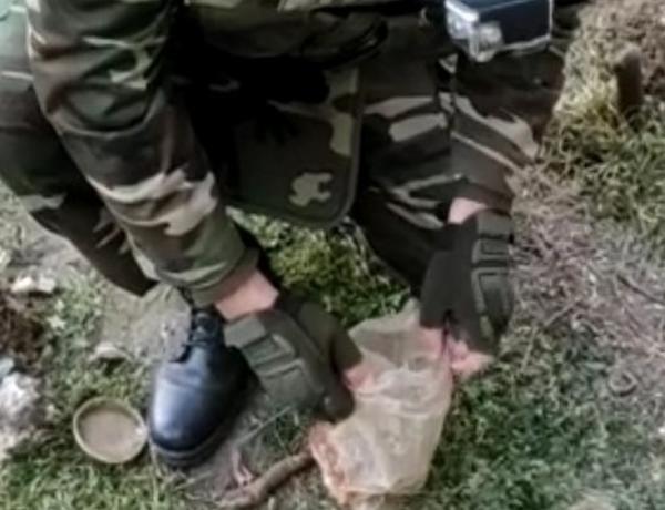 Bakıda yaşayış binasının həyətində qumbara tapılıb –