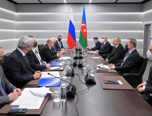 Ильхам Алиев встретился с Михаилом Мишустиным