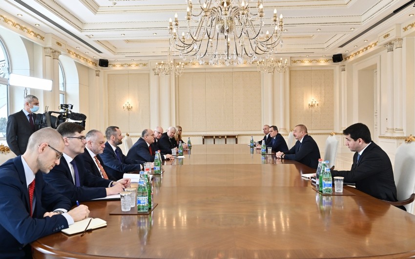 President Ilham Aliyev receives delegation led by OSCE chairman-in-office