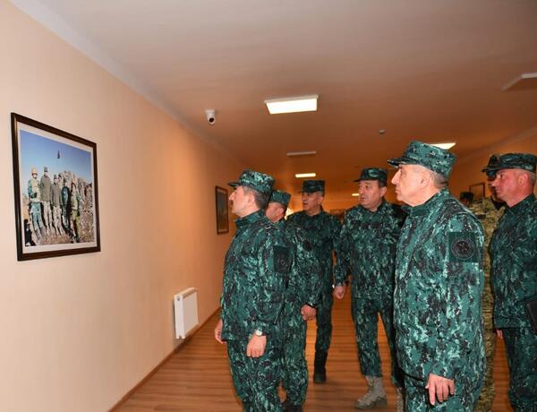 Assistant to President, head of State Border Service visit border with Armenia