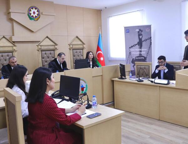 Milli Məhkəmə Müsabiqəsinin XI buraxılışının yarımfinalı keçirilib –