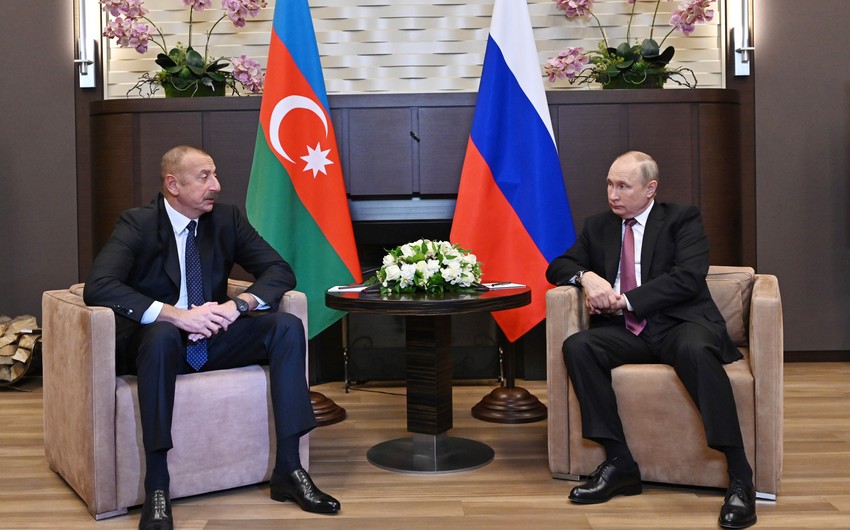 President Ilham Aliyev calls Russian President Vladimir Putin