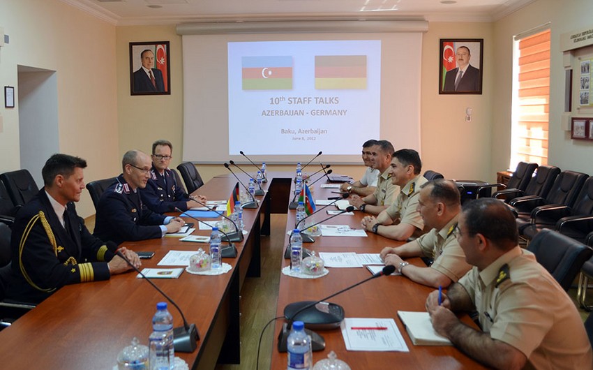 Azerbaijani and German defence ministries hold bilateral talks