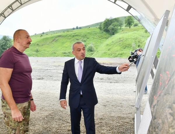 Президенту Азербайджана был представлен генеральный план Кяльбаджара