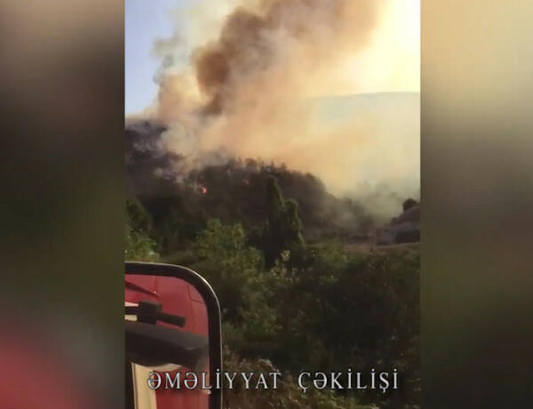 Ermənilərin Laçında törətdiyi yanğınların görüntüləri yayıldı –