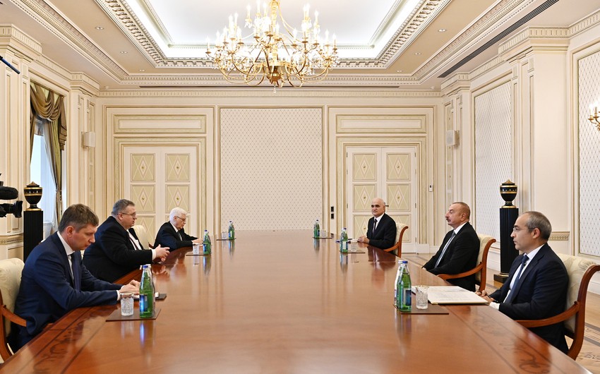 President Ilham Aliyev received Deputy Prime Minister of Russia