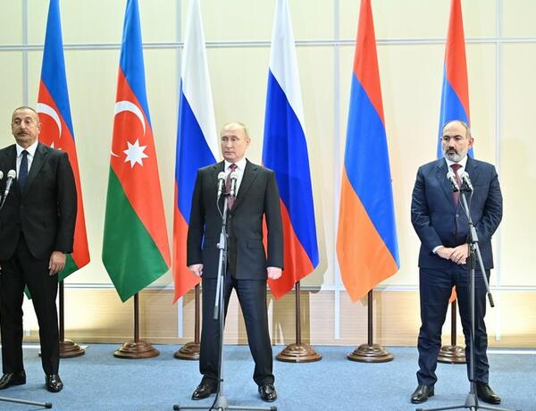 Согласовано совместное заявление между лидерами Азербайджана, России и Армении