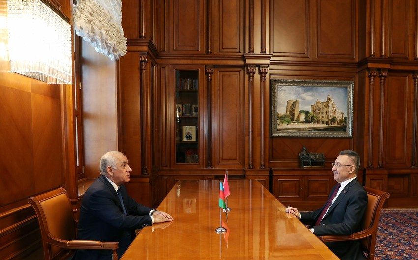 Prime Minister of Azerbaijan meets Vice President of Turkiye –