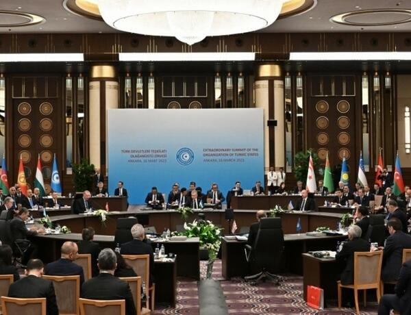 В Анкаре состоялся совместный обед глав государств Организации тюркоязычных государств