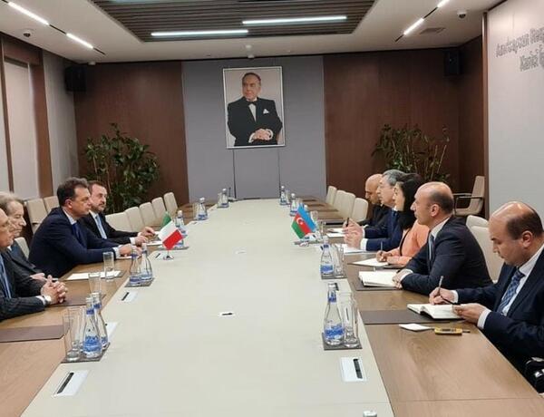 Обсуждено многоплановое стратегическое партнерство между Азербайджаном и Италией