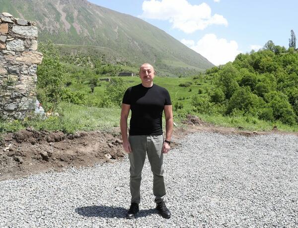 Заложен фундамент села Заллар Кяльбаджарского района