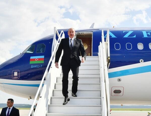 Президент Азербайджана Ильхам Алиев прибыл с визитом в Молдову